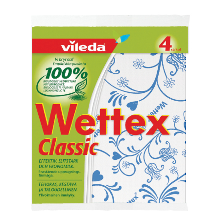 Wettex Classic sort.frg 4-p