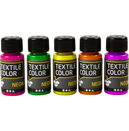 Textilfrg mixade 5x50ml