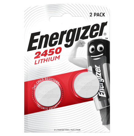 Batteri Lithium CR2450 2p