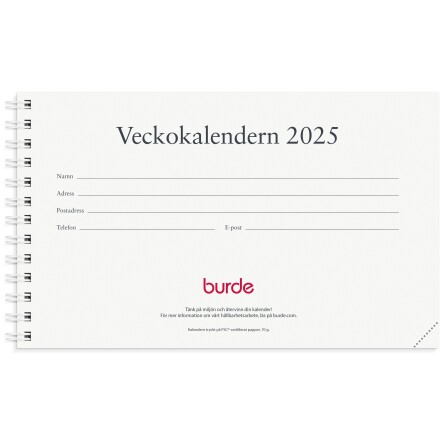 Veckokalendern refill 2025