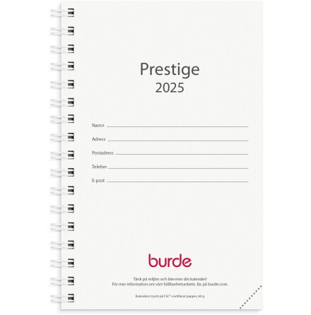 Kalender 2025 Prestige refill