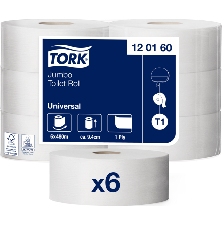 Toalettppr Tork Universal T1 6