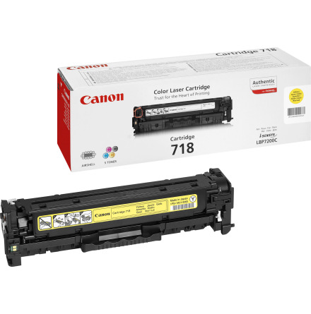 Toner Canon 718Y 2,9k gul