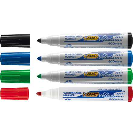 WB-penna Bic Velleda rund 4set