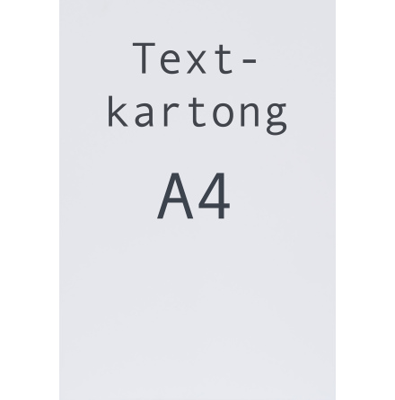 Kartong A4 600g vit 5/fp