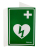 Skylt AED Wall Sign gr�n