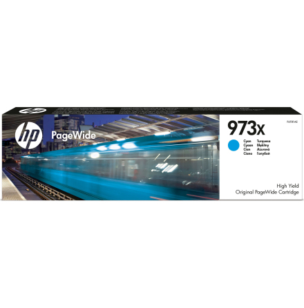 Blck HP No 973X F6T81AE Cyan