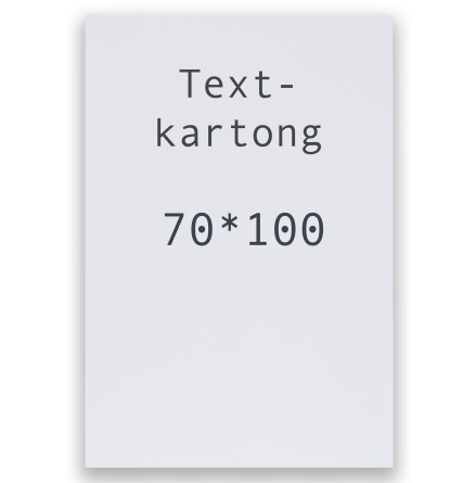 Kartong 70x100 vit 5/fp