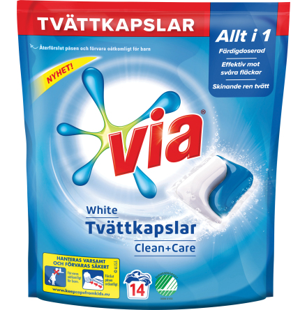 Tvttmedel Via Tvttkapslar Wh