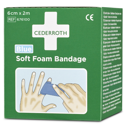 Bandage Soft Foam Bandage Blue