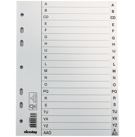 Prmregister papper A5 A-