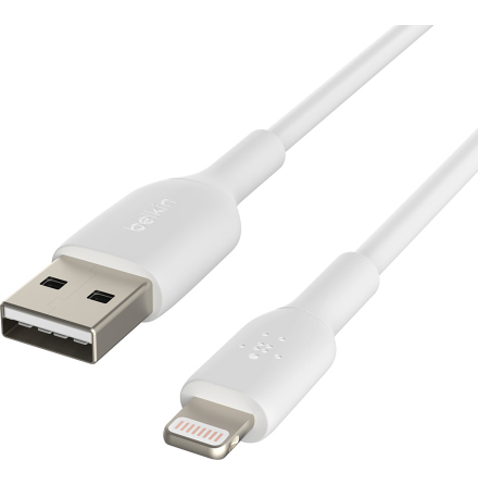 Lightning-USB-A Belkin 3m vit