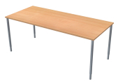 Skrivbord 180x80cm bokmel/svar