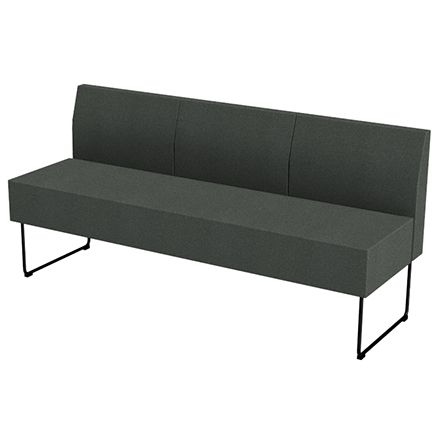 Soffa 3-sits lg medar gr