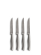 Grillkniv Fredde 4-p Silver