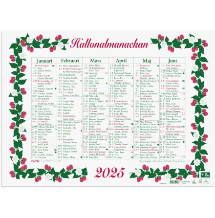 Stora Hallonalmanackan 2025