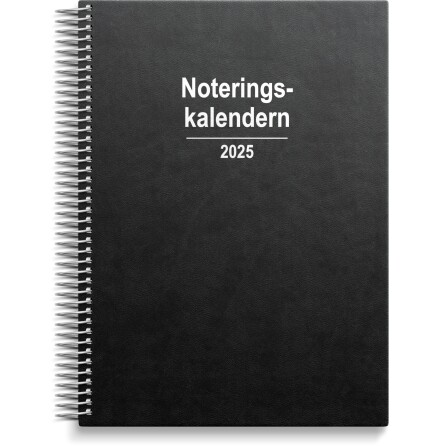 Noteringskalendern 2025 svart