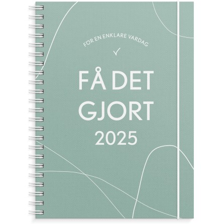 Kalender 2025 F det gjort gr