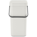 Avfallshink Sort&Go 12L Ljusgr