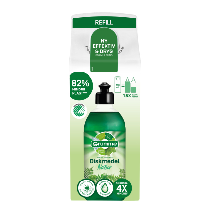 Diskmedel Natur refill 750 ml