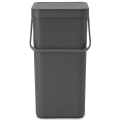 Avfallshink Sort&Go 16L Gr
