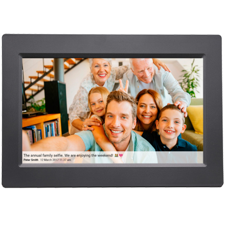 Fotoram Smart 10.1" Svart
