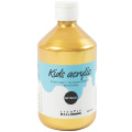 Akrylf�rg metallic 500ml guld