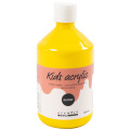 Akrylf�rg blank 500ml gul