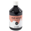 Akrylf�rg blank 500ml svart