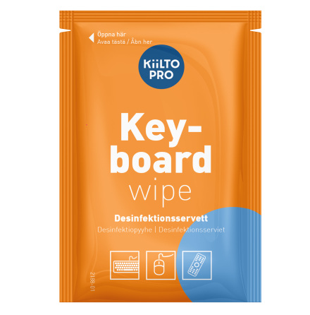 Keyboard Wipes Antibac 80 st