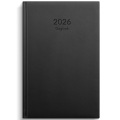 Dagbok svart konstl�der 2026