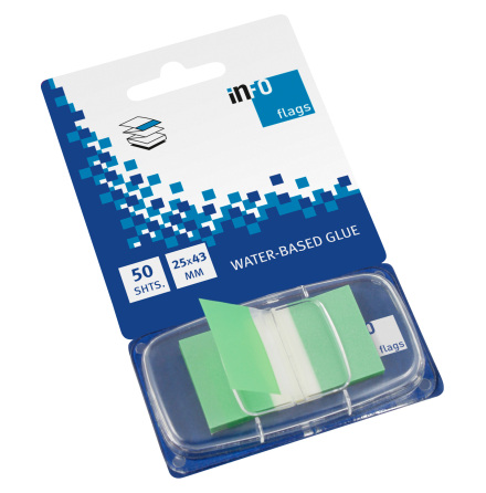 Mrkflik Infoflags grn 50/fp