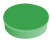 Magnet rund  20mm gr�n 10/fp